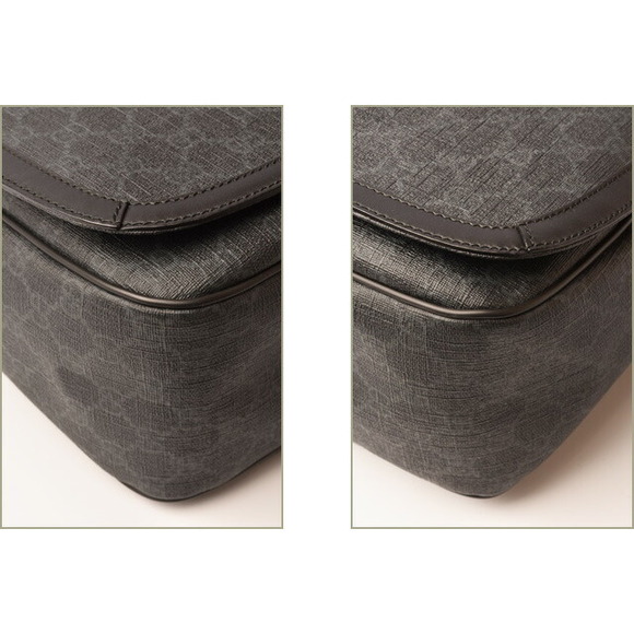 Gucci GG Supreme messenger bag shoulder gray black - Picture 4 of 10